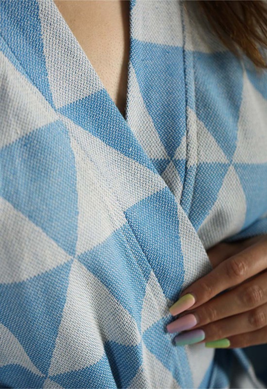 Niobe Bathrobe Turquoise