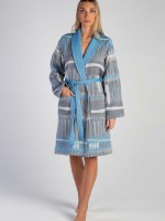 Tibia Bathrobe Blue