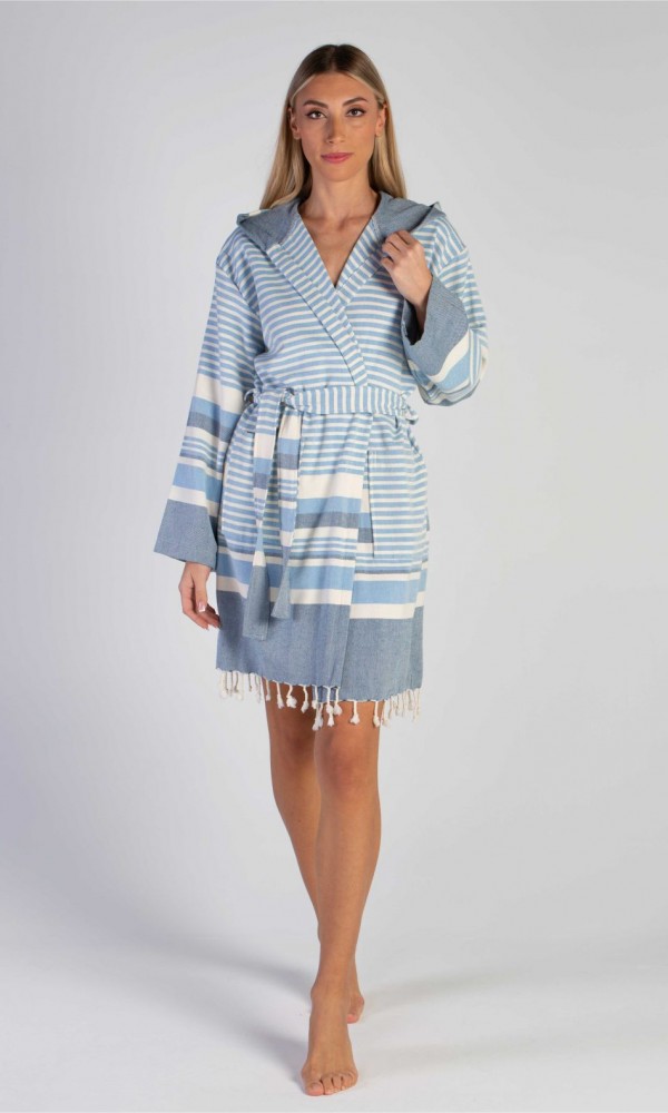 Torellia Bathrobe Blue