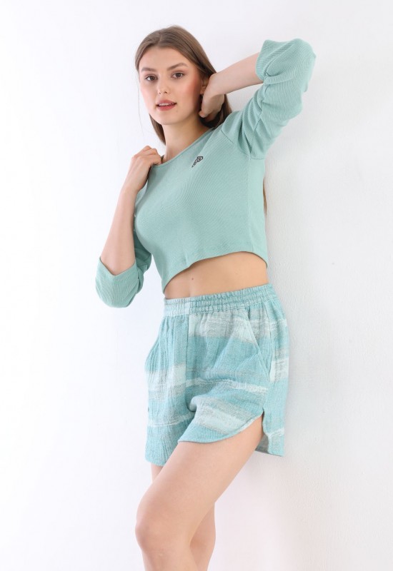 Pua Peshtemal Shorts Green