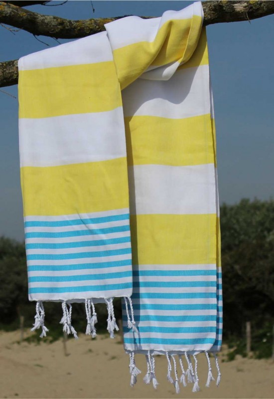 Boreas Peshtemal Yellow - Turquoıse