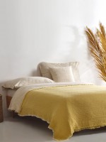 Muslin Bedspread Yellow