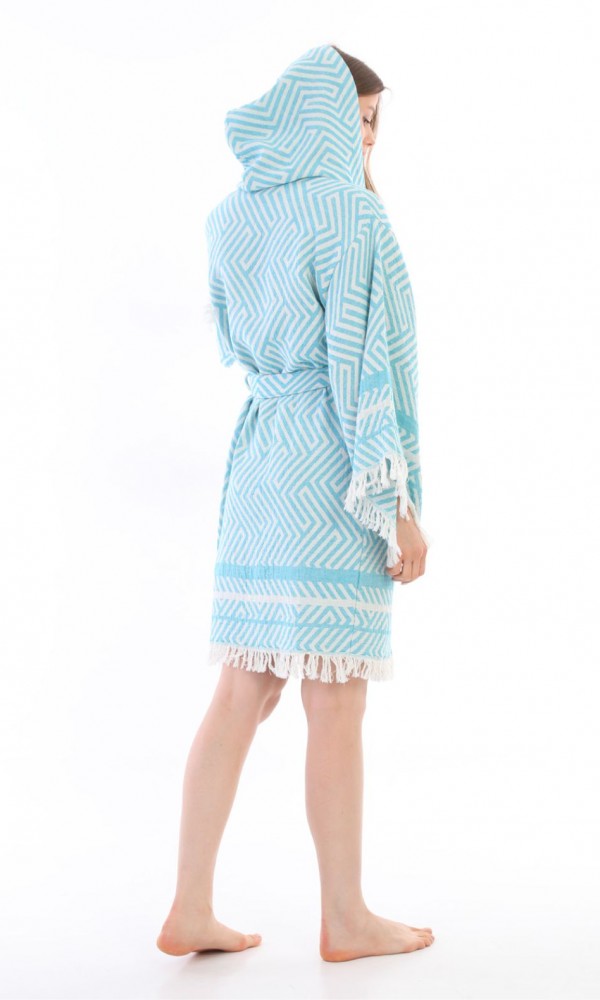 Alinda Bathrobe Blue