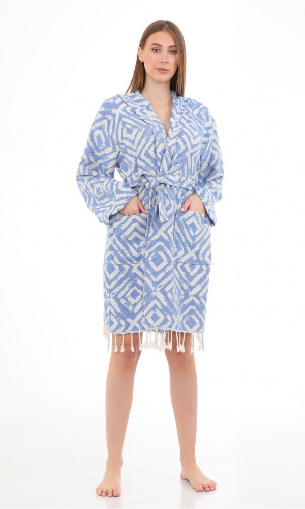 Misis Bathrobe Blue