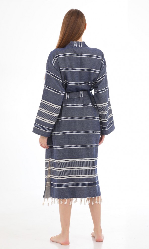 Sundia Bathrobe Navy Blue