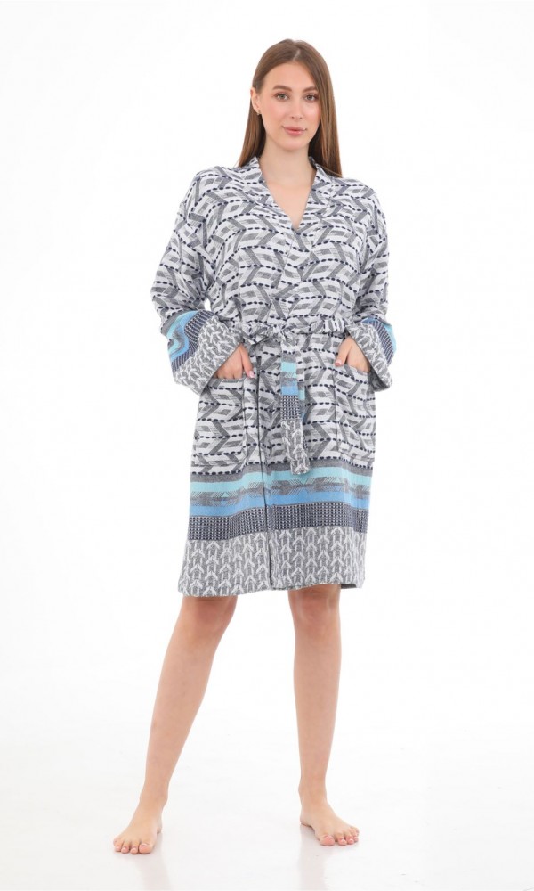 Vitta Bathrobe Navy Blue