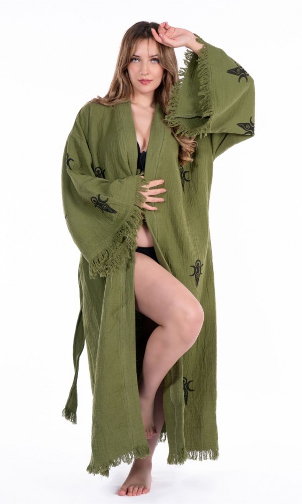 Kybele Bathrobe Khaki Green