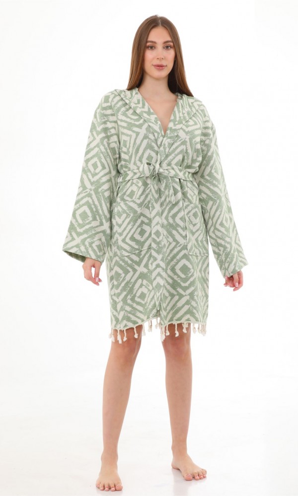 Misis Bathrobe Green