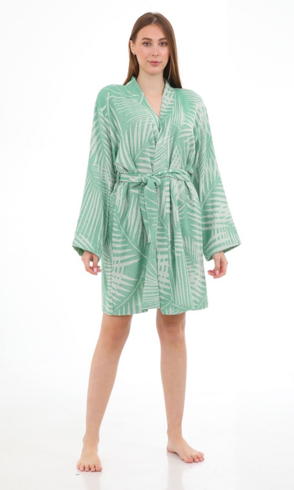 Smyrna Bathrobe Green