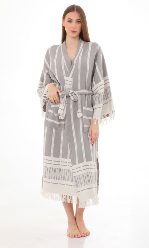 Astrea Bathrobe Grey