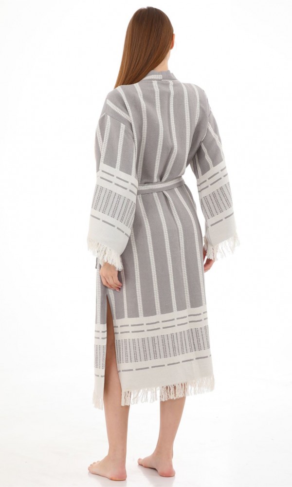 Astrea Bathrobe Grey