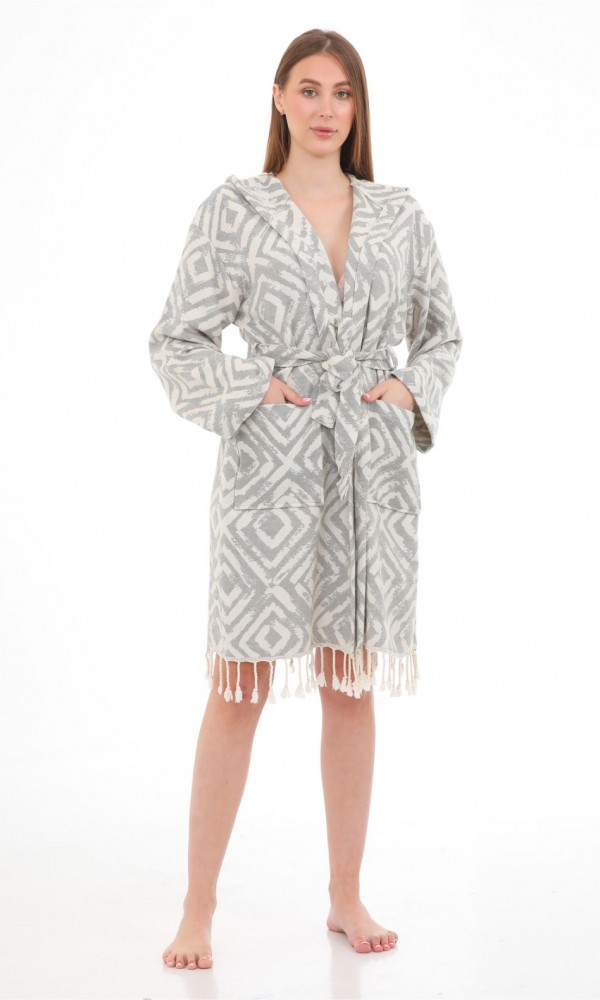 Misis Bathrobe Grey