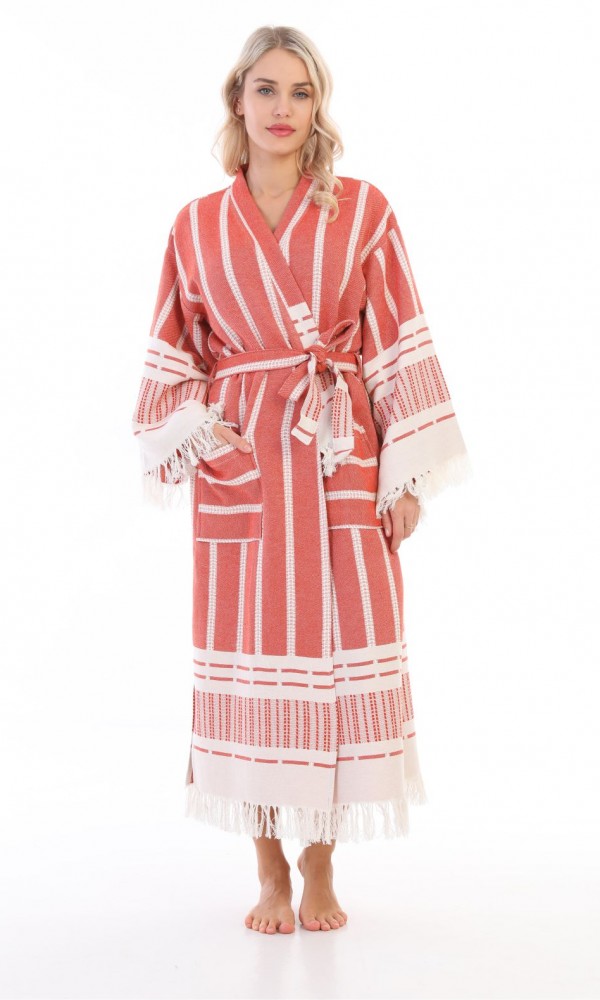 Astrea Bathrobe Red