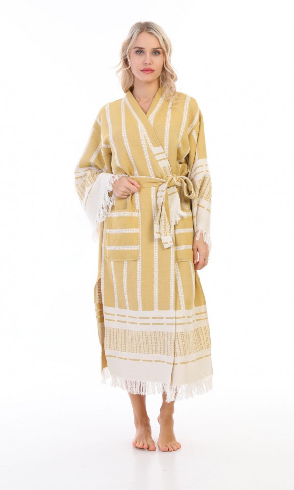 Astrea Bathrobe Yellow