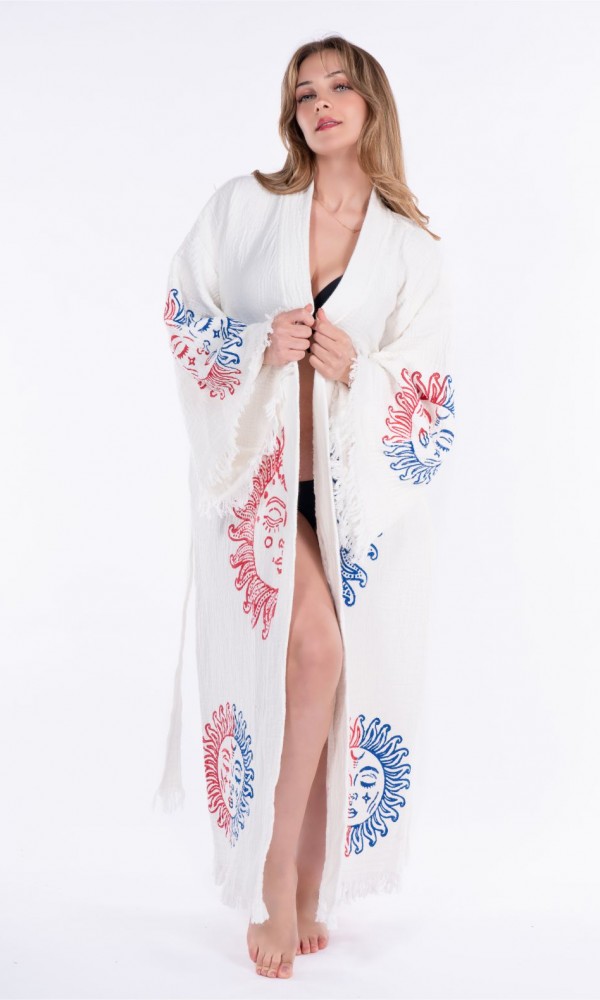 Arinna Bathrobe Wooden Prindet