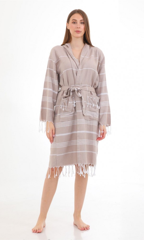 Didyma Bathrobe Beige