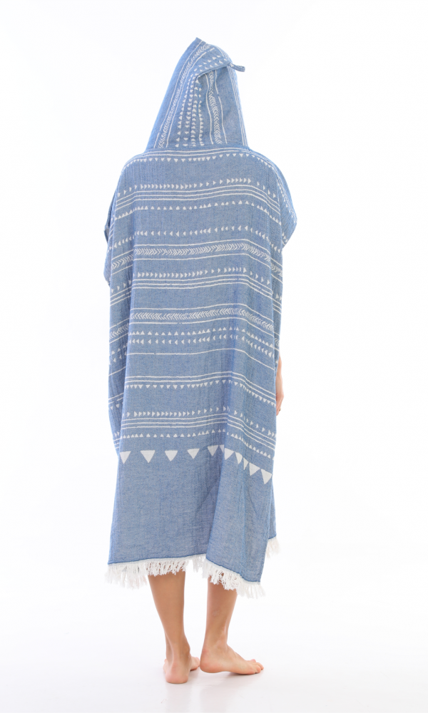 Aspendos Surf Poncho Blue