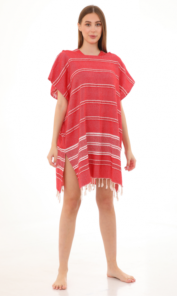 Sundia Surf Poncho Red