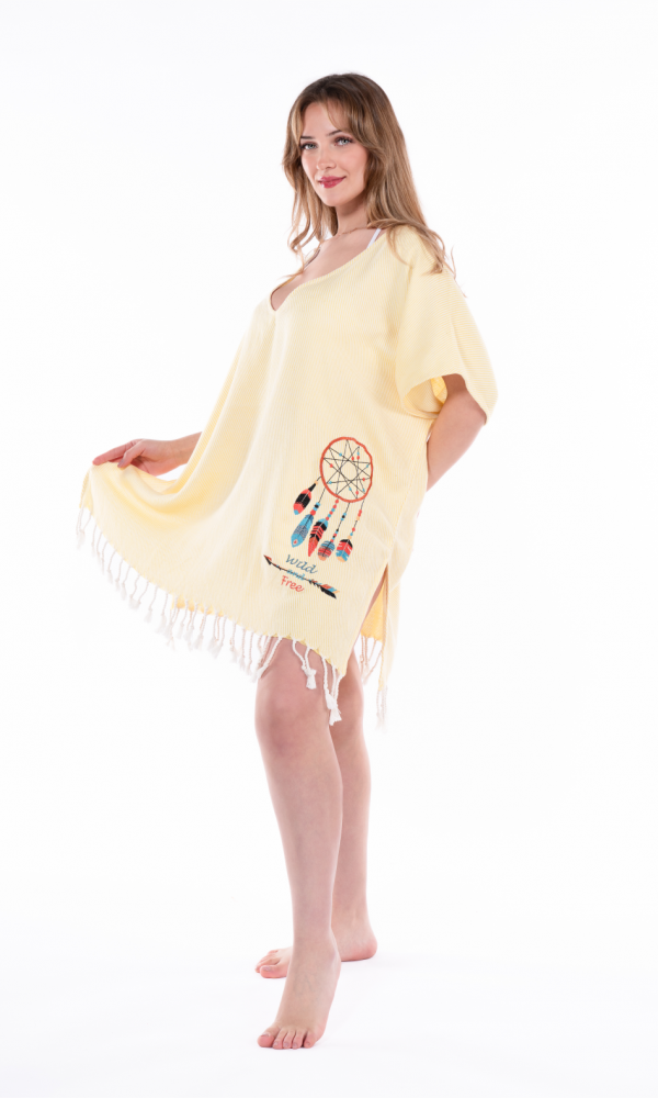 Dreamcatcher Poncho Yellow